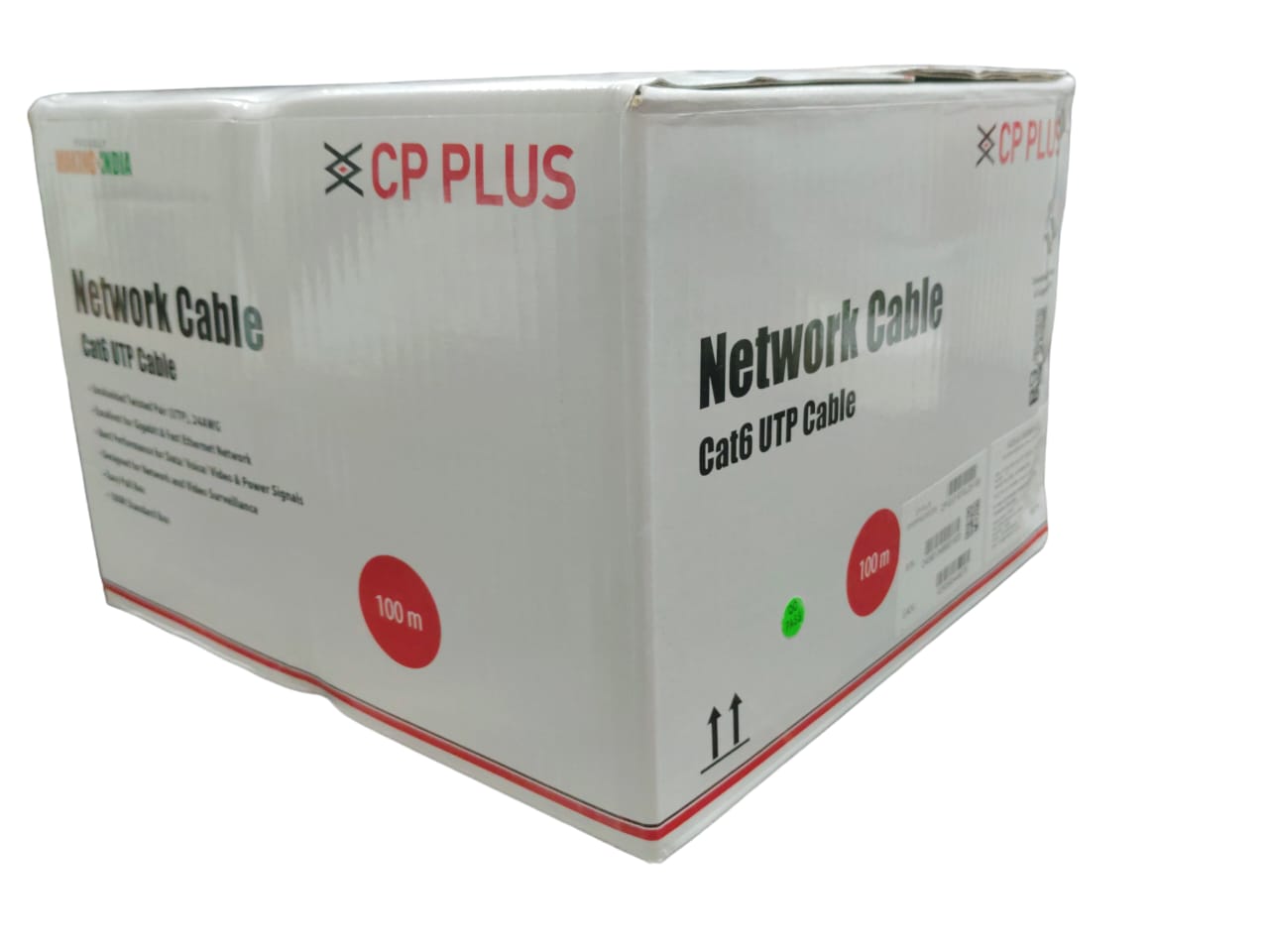 CP PLUS CAT6 UTP LAN CABLE (COPPER) 100 MTR